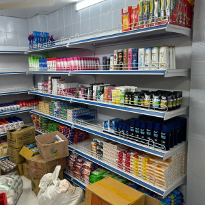 Wall Side Gondola 5 shelves