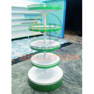 Versatile Round Gondola Display Rack